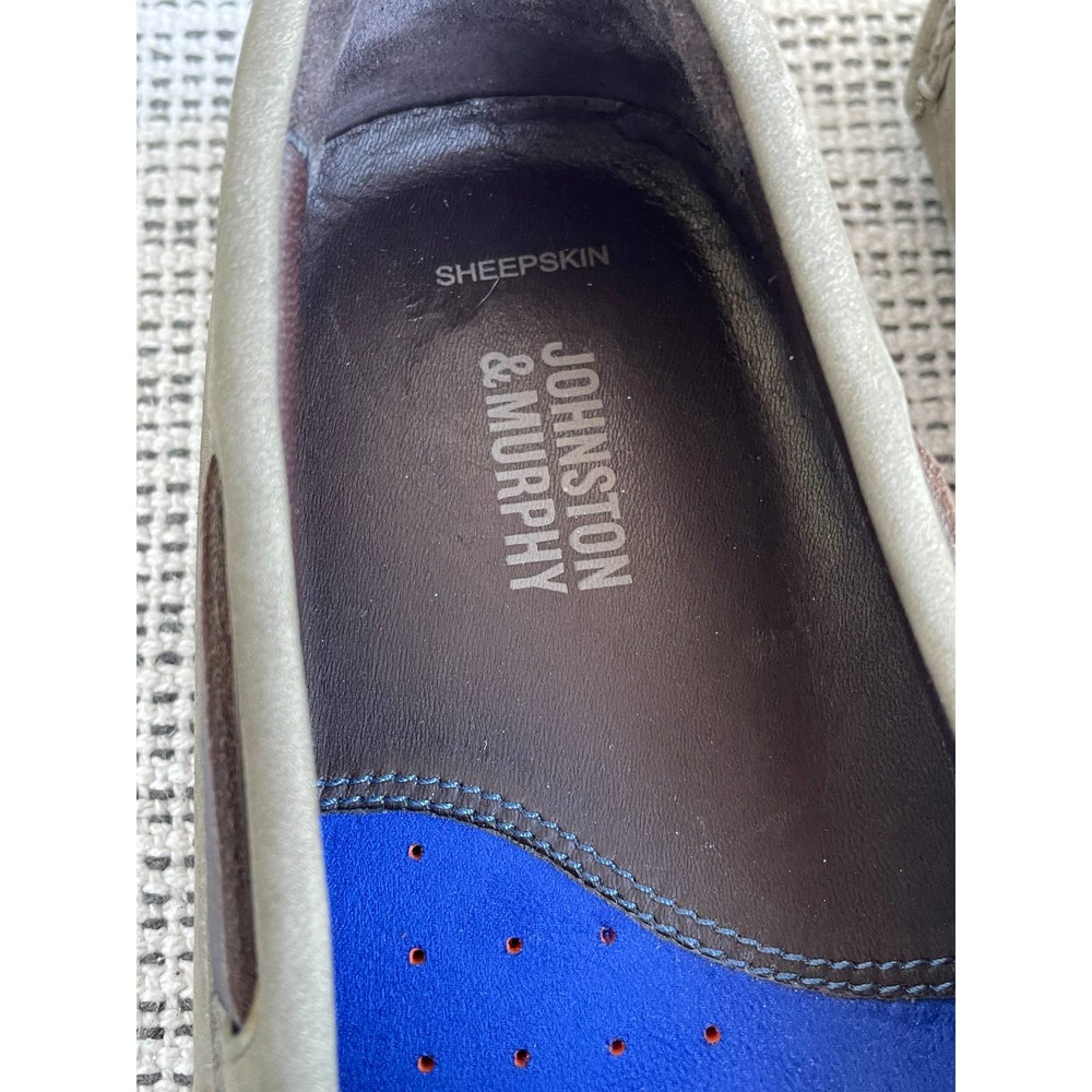 Johnston & Murphy Taupe Loafers - Picture 7 of 8